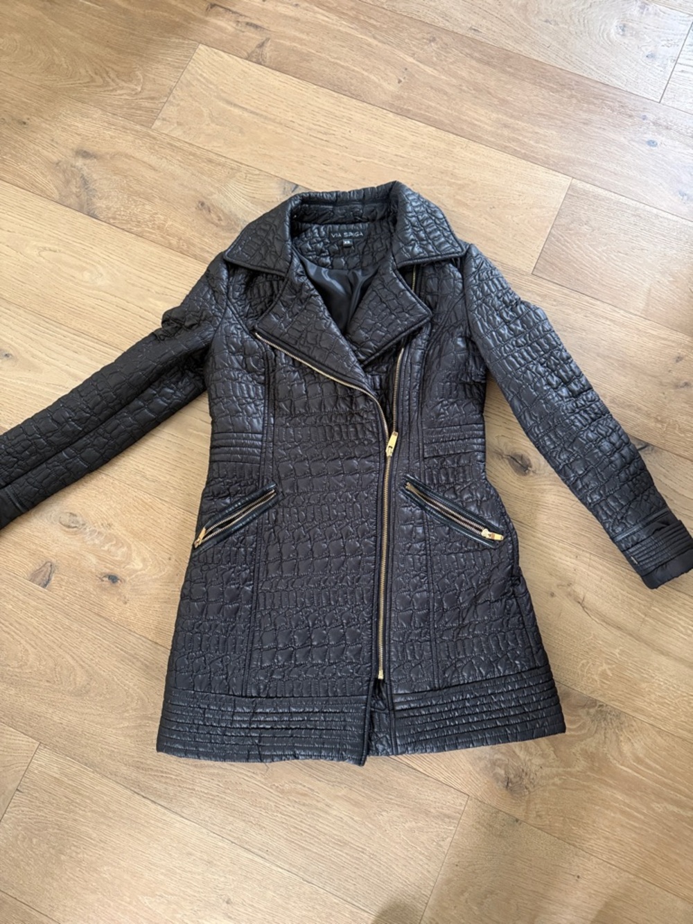 Quilted Via Spiga women’s  Coat - Black